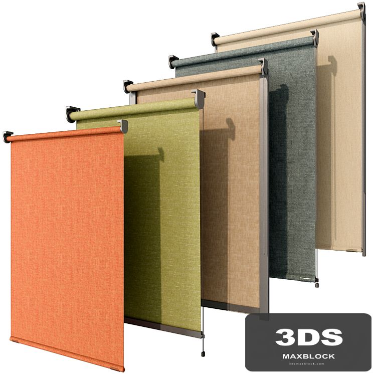 Roller blinds set