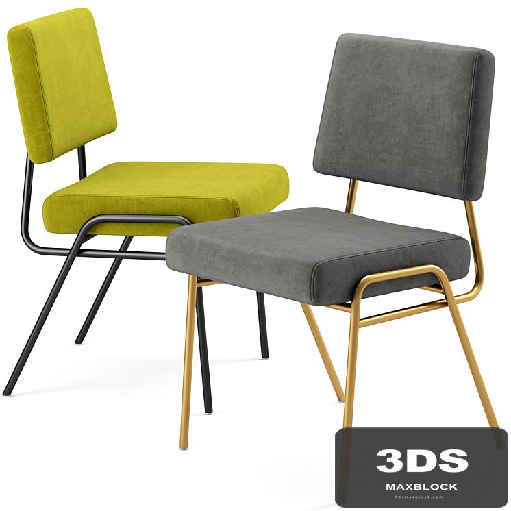 Wire Frame Upholstered Dining Chair Westelm