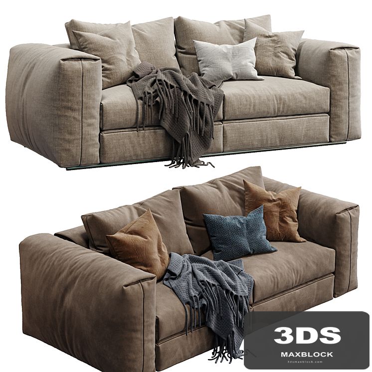 Flexform Sofa Asolo (2 color version)