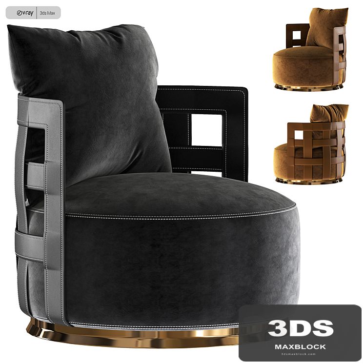 Rugiano Braid Armchair