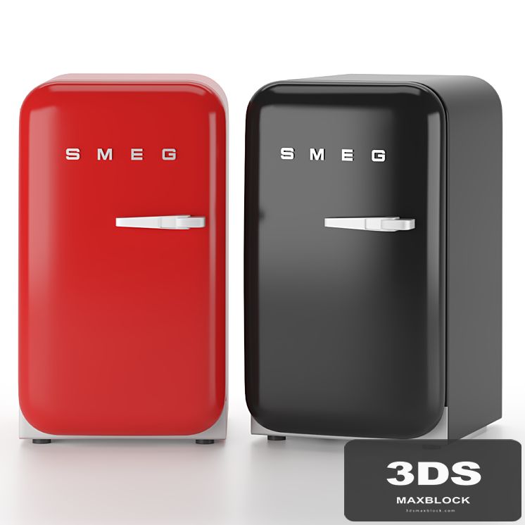 Smeg 50's Style FAB5LRD3 Refrigerator (Minibar)