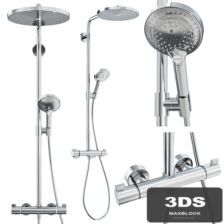 Hansgrohe Raindance Select S Showerpipe 300 2jet