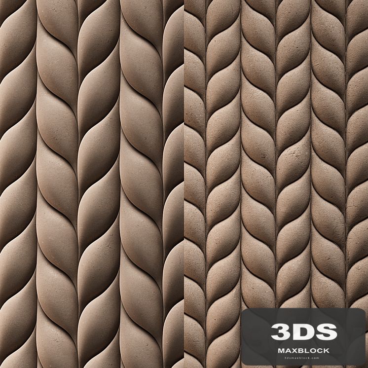 TRECCIA By 3D 3D Panel - Surface