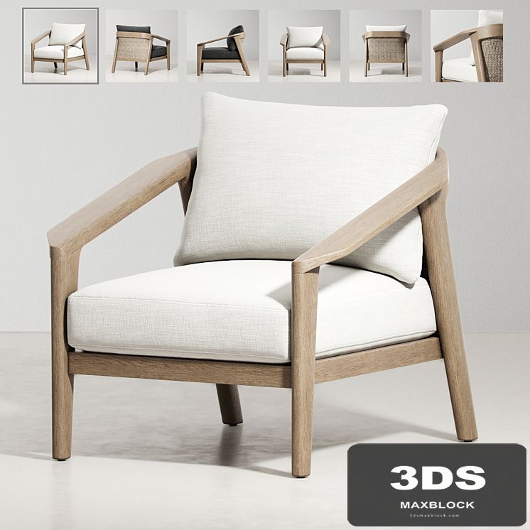 RH / MALTA TEAK CHAIR