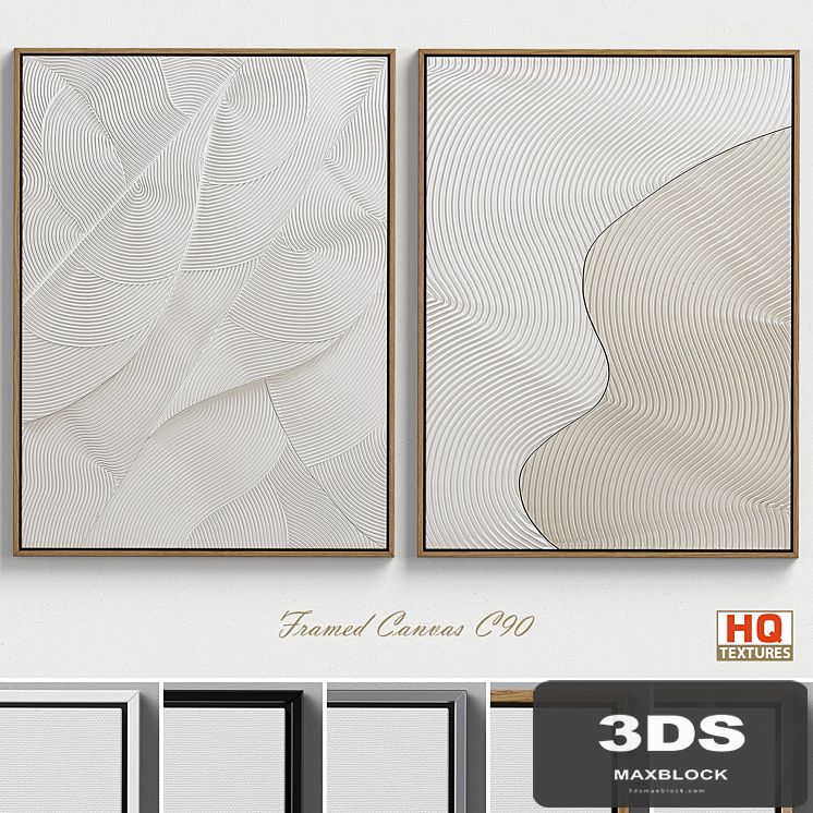 Framed Canvas C-90