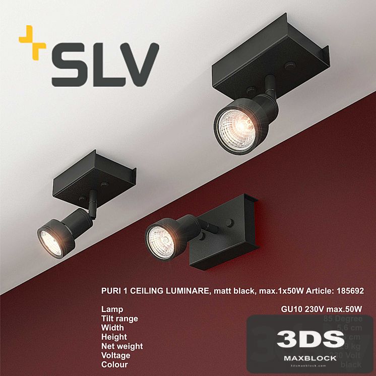 PURI 1 CEILING LUMINAIRE