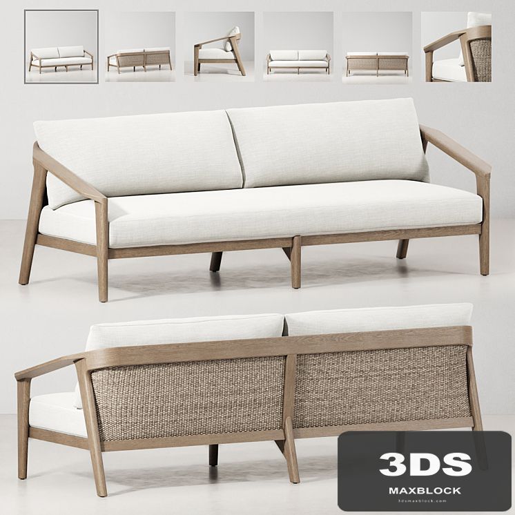 RH / MALTA TEAK SOFA