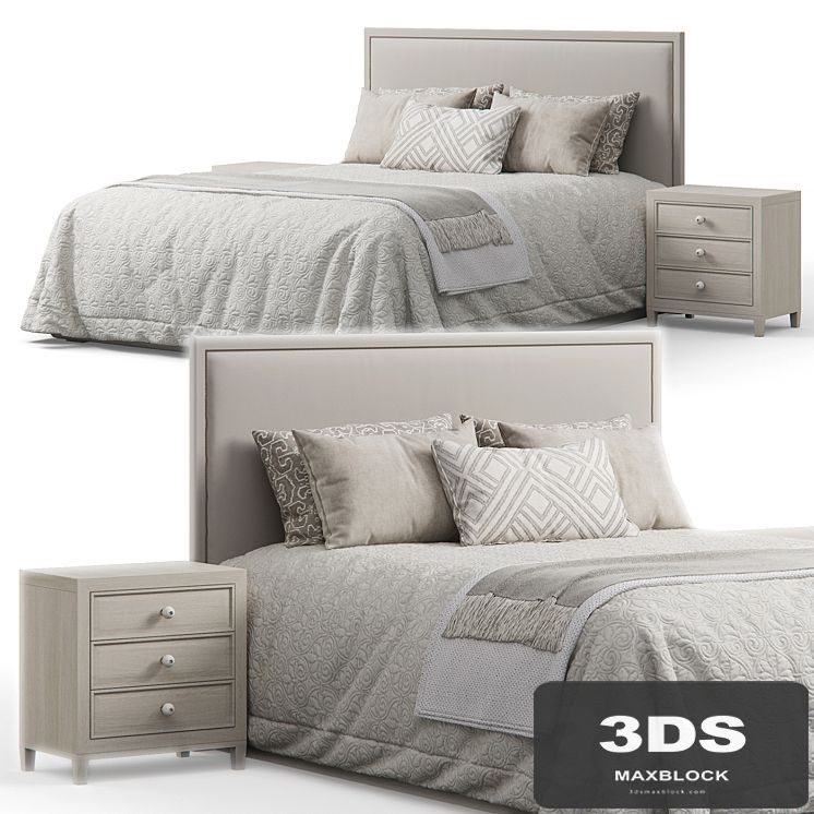 Bassett Furniture Manhattan Rectangular Headboard Bed