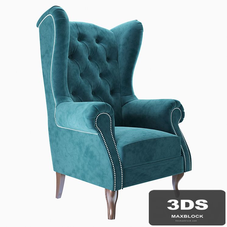 Fireplace armchair