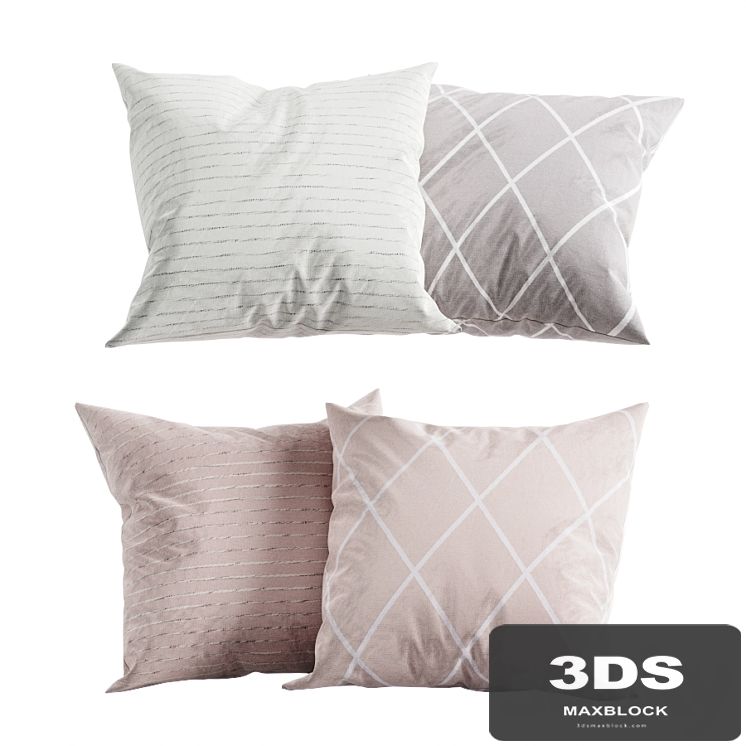 H&M Home Pastel Pillow Set