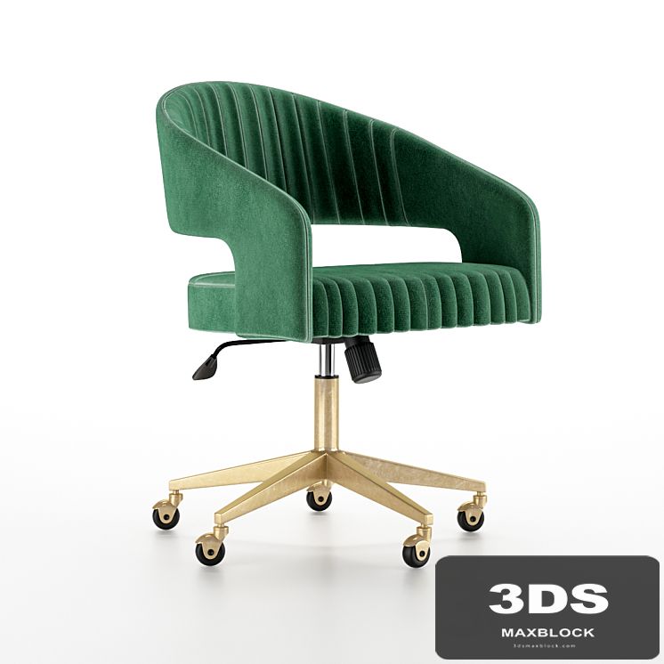 Channel Suede Office Chair