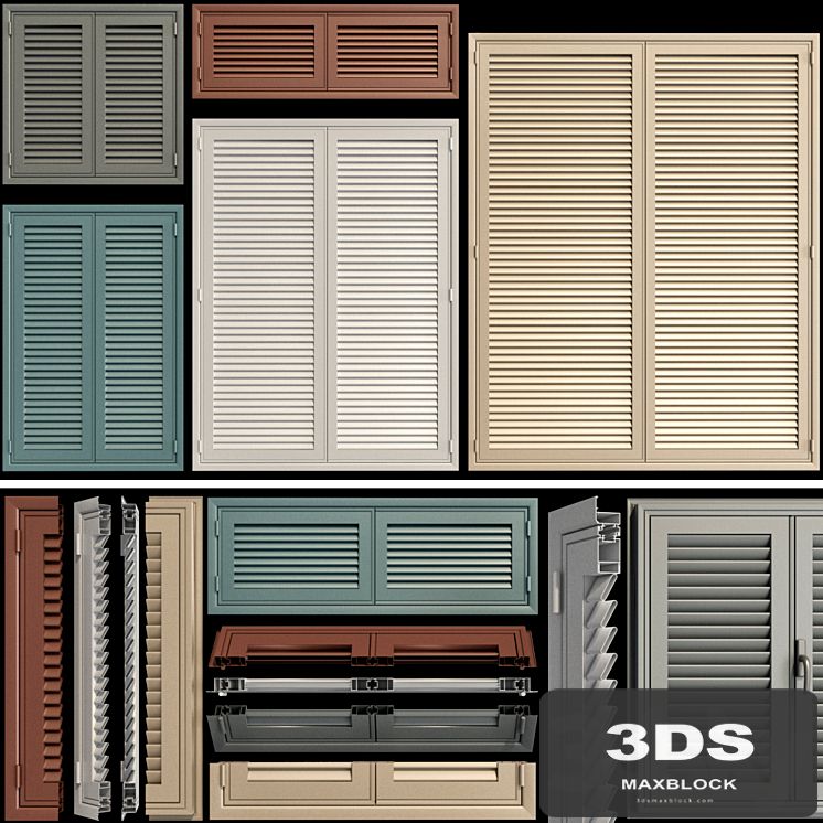 Shutter system for windows and doors