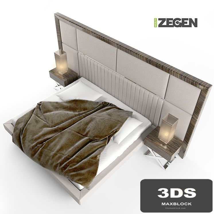 The bed KELLI. ZEGEN.