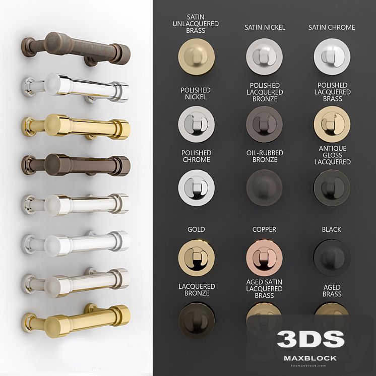 Furniture handles R18 from Knob House