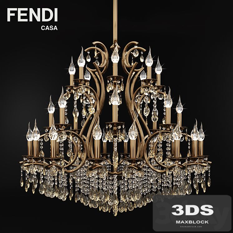 Chandelier / Fendi Casa