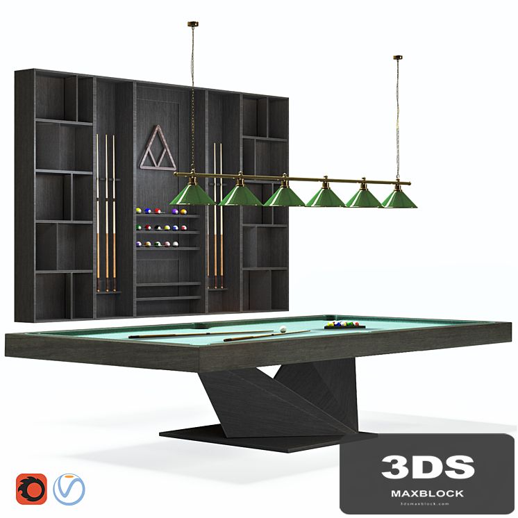 Billiard room set