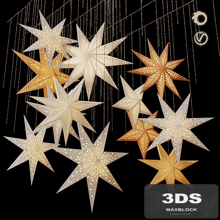 Swedish Stars Decorative Set