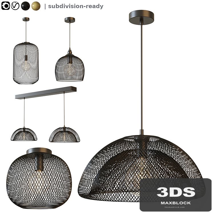 Pendant Lights Lucide Mesh