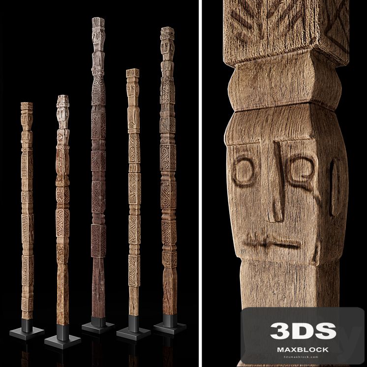 RH Indonesian totem