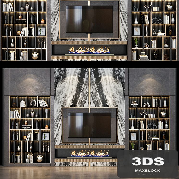 TV shelf 0278