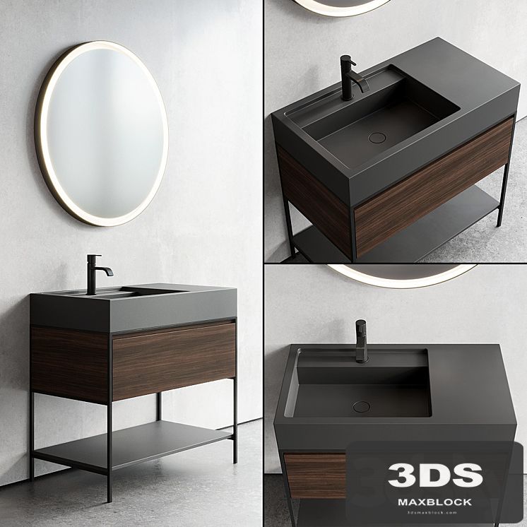 Nic Design Elen 90 Vanity unit Set 2