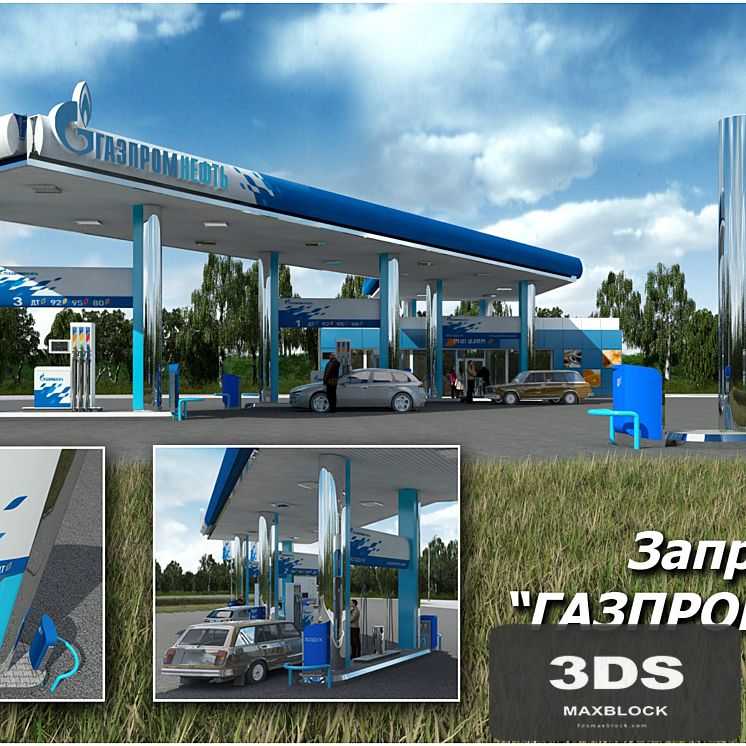 Petrol Station "GAZPROMNEFT"