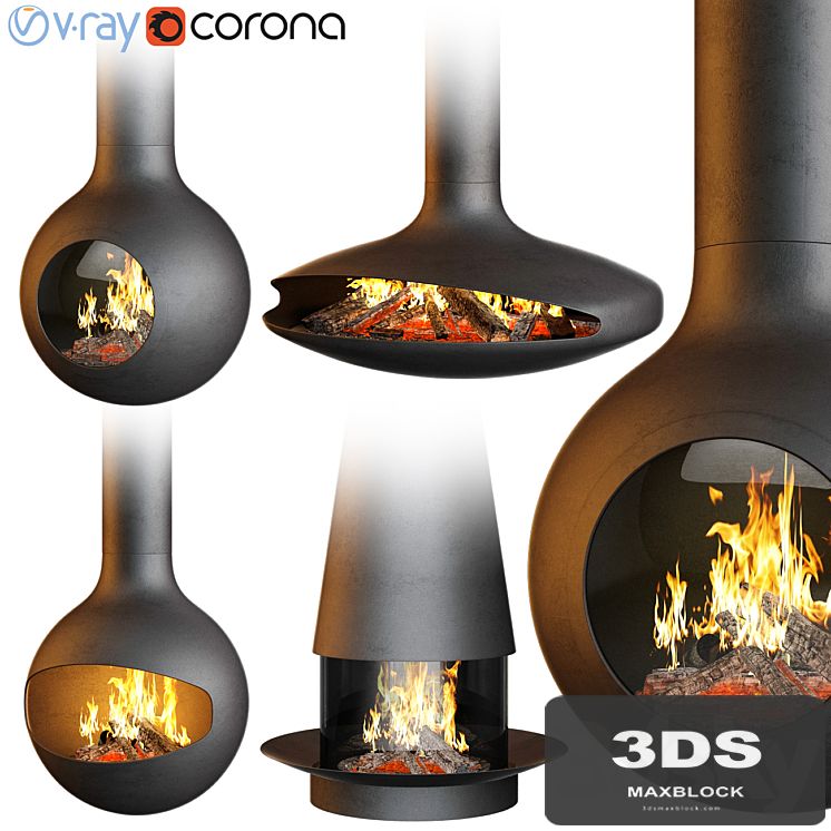 Fireplace set Focus Creation 2