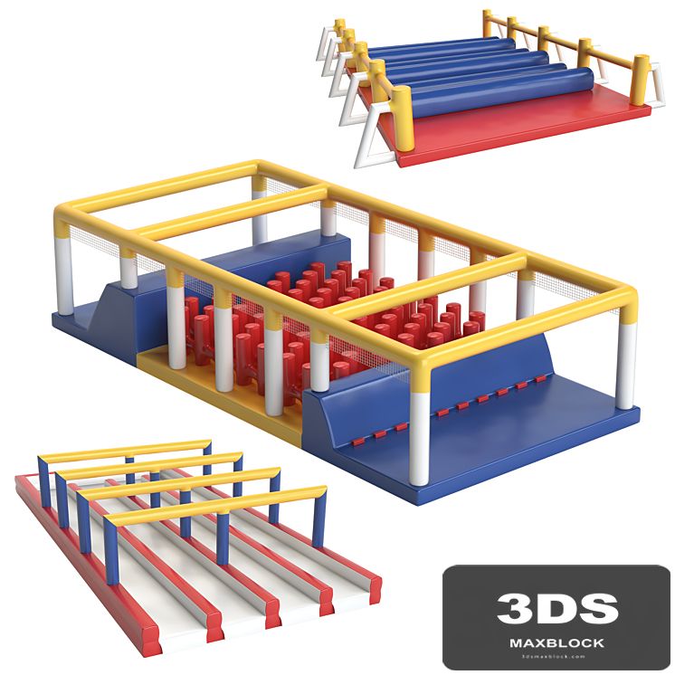 Large obstacle course Miss Muddy (set 2)