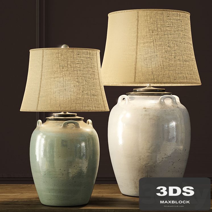 Pottery Barn | Courtney Ceramic Table Lamps