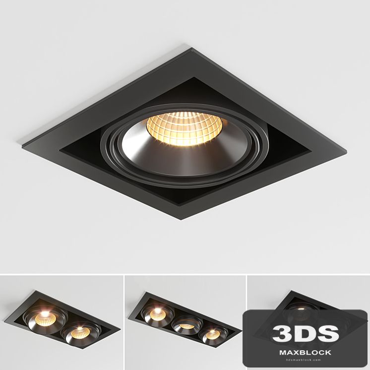 Multiple trimless spot light