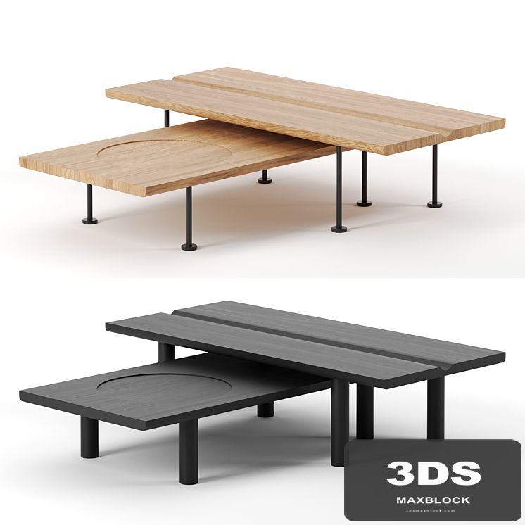 IO coffee tables by Tolv