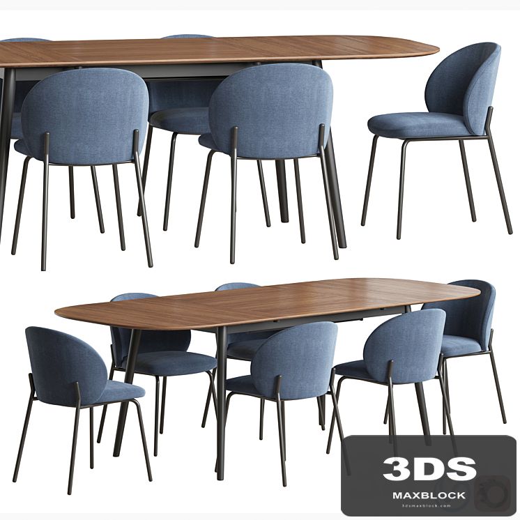 Kingston table Princeton chair Boconcept