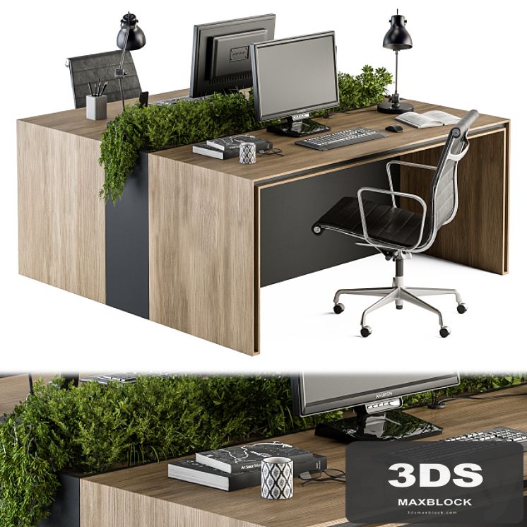Office Furniture - employee Set 17