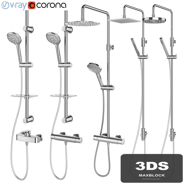 Shower Systems Gustavsberg Set 110 (5 variants)