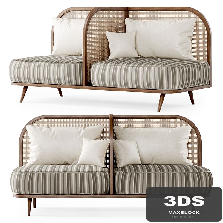 Two-seater restaurant sofa TS2 / Double sofa