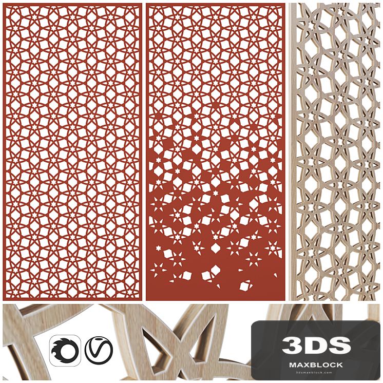 Set01 | Carved panels