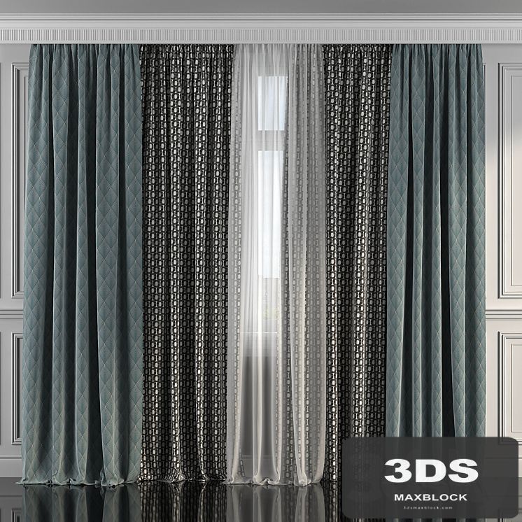 Curtains with window 286