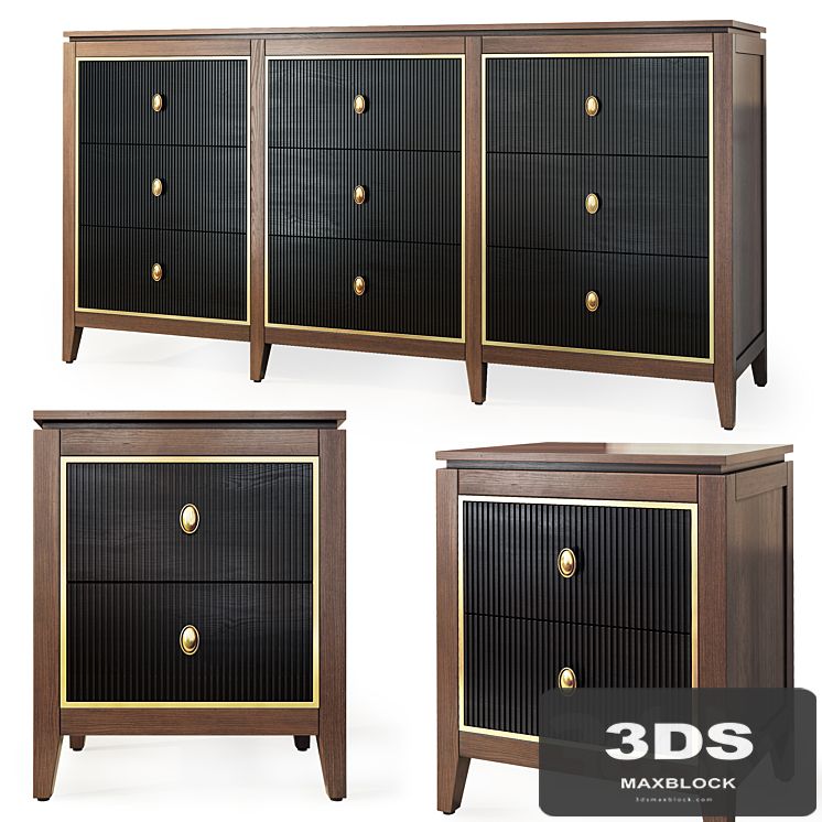 Chest of drawers and cabinet Murcielago. Dresser, nightstand by 24_7Magazin