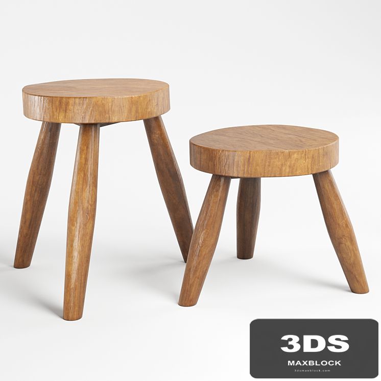 Zara Home Teak Stool