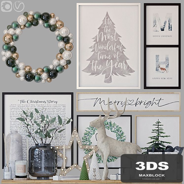 Decorative set with posters 4