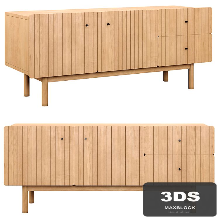 Groove oak TV cabinet