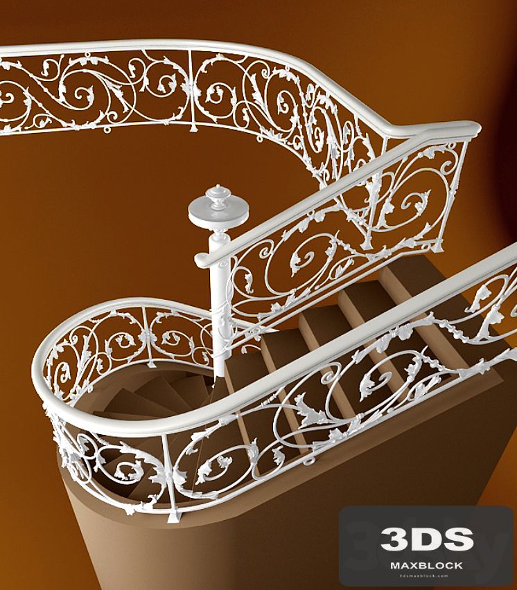 Forged fencing of stairs