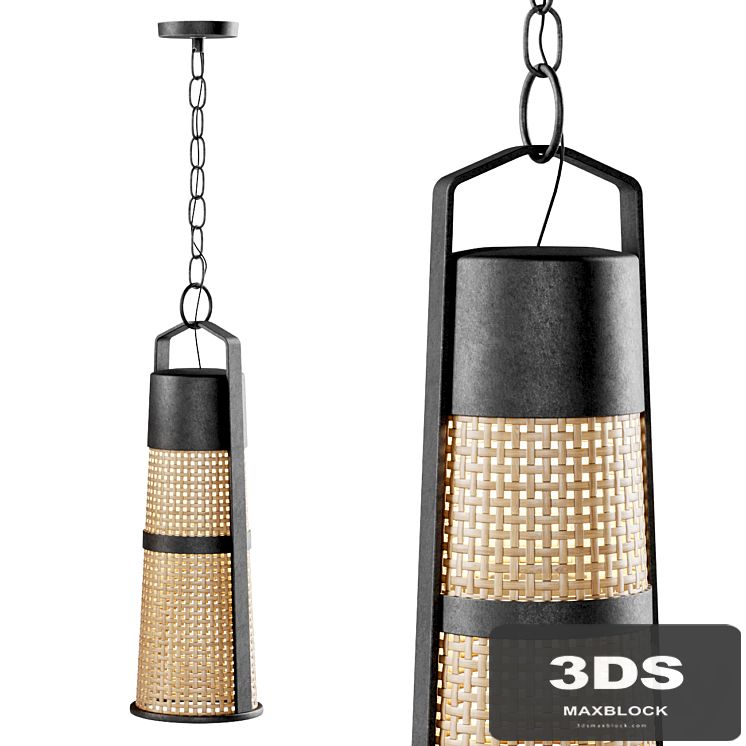 Hanging rattan lamp H400 / Hanging rattan lamp