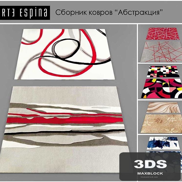 Collection of carpets "abstraction" Arte Espina