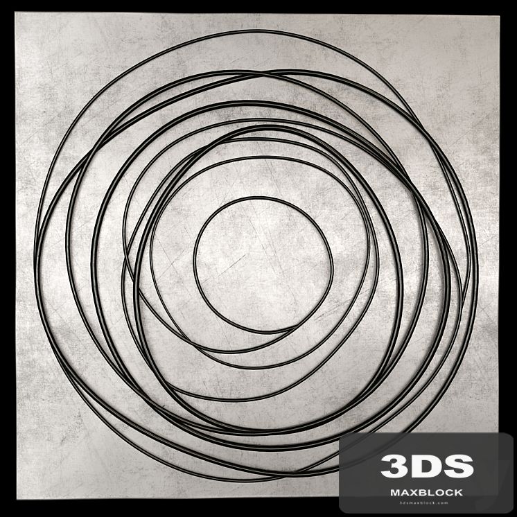 RITA AT HOME ATLANTA WHIRLWIND METAL WALL DECOR