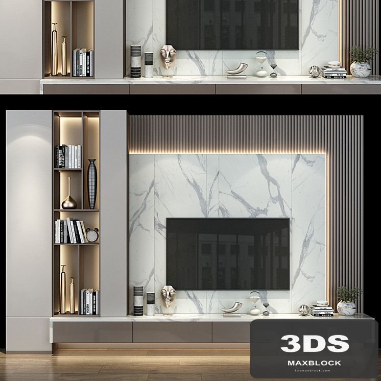 TV Wall set 0158