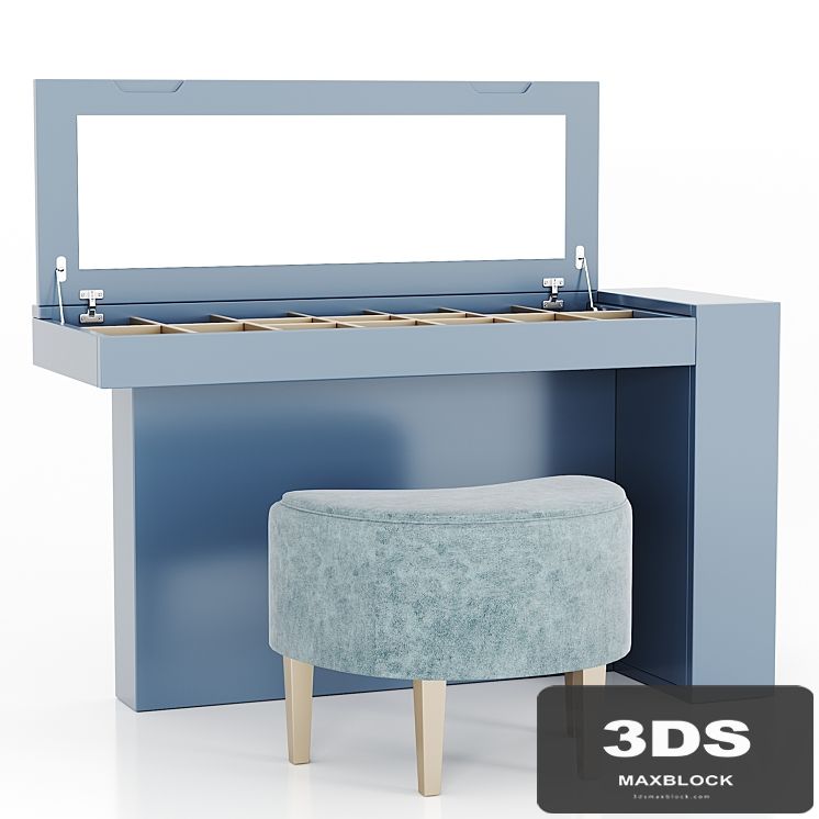Franco Furniture | Dressing table with ottoman
