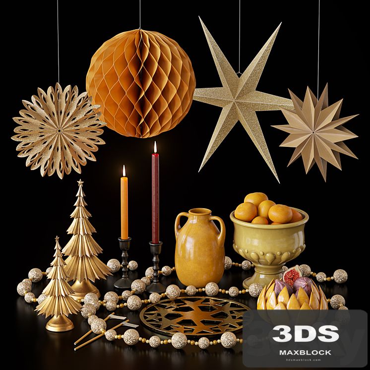 Christmas decorative set