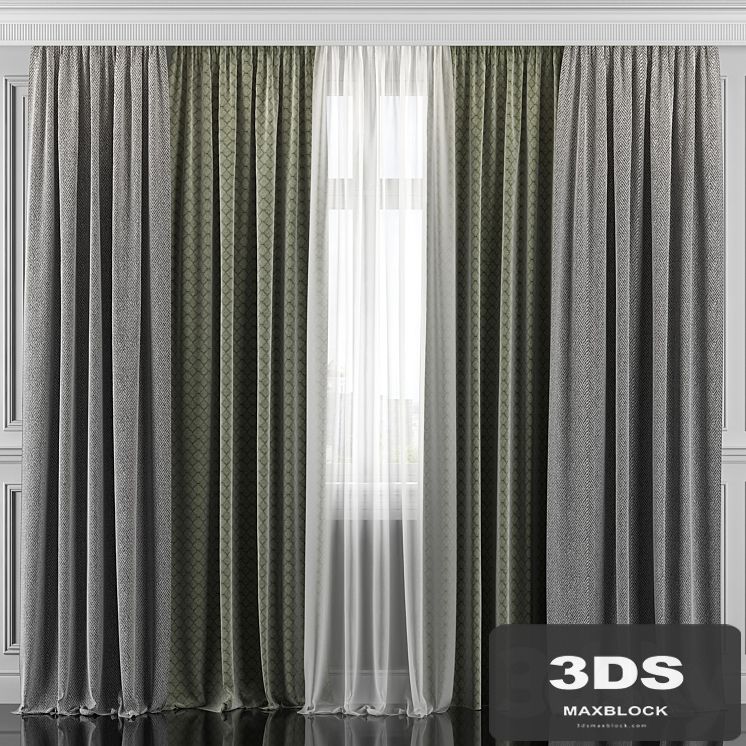 Curtains with window 305