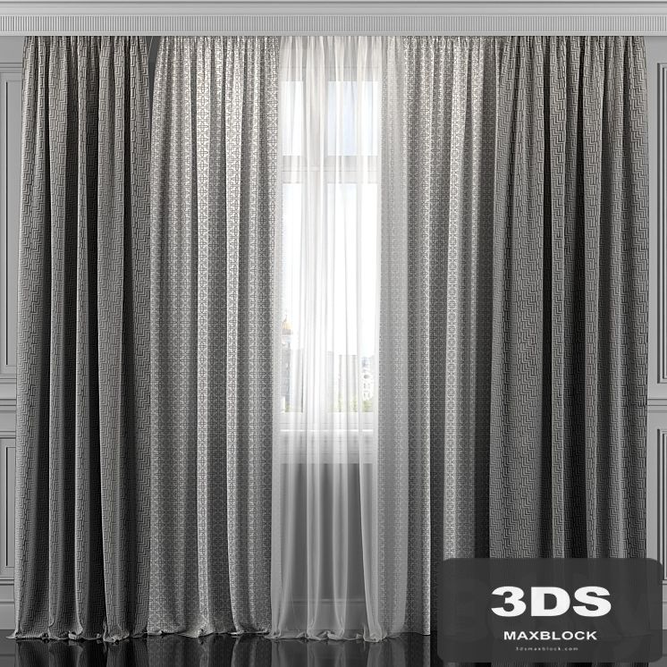 Curtains with window 309